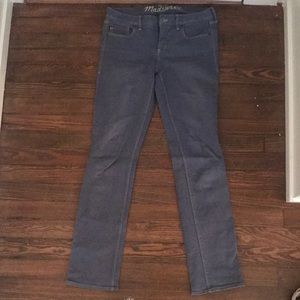 Madewell Rail Straight Blue Jeans